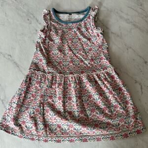 Tea Collection ruffle sleeve dress size 3 girls cute pattern